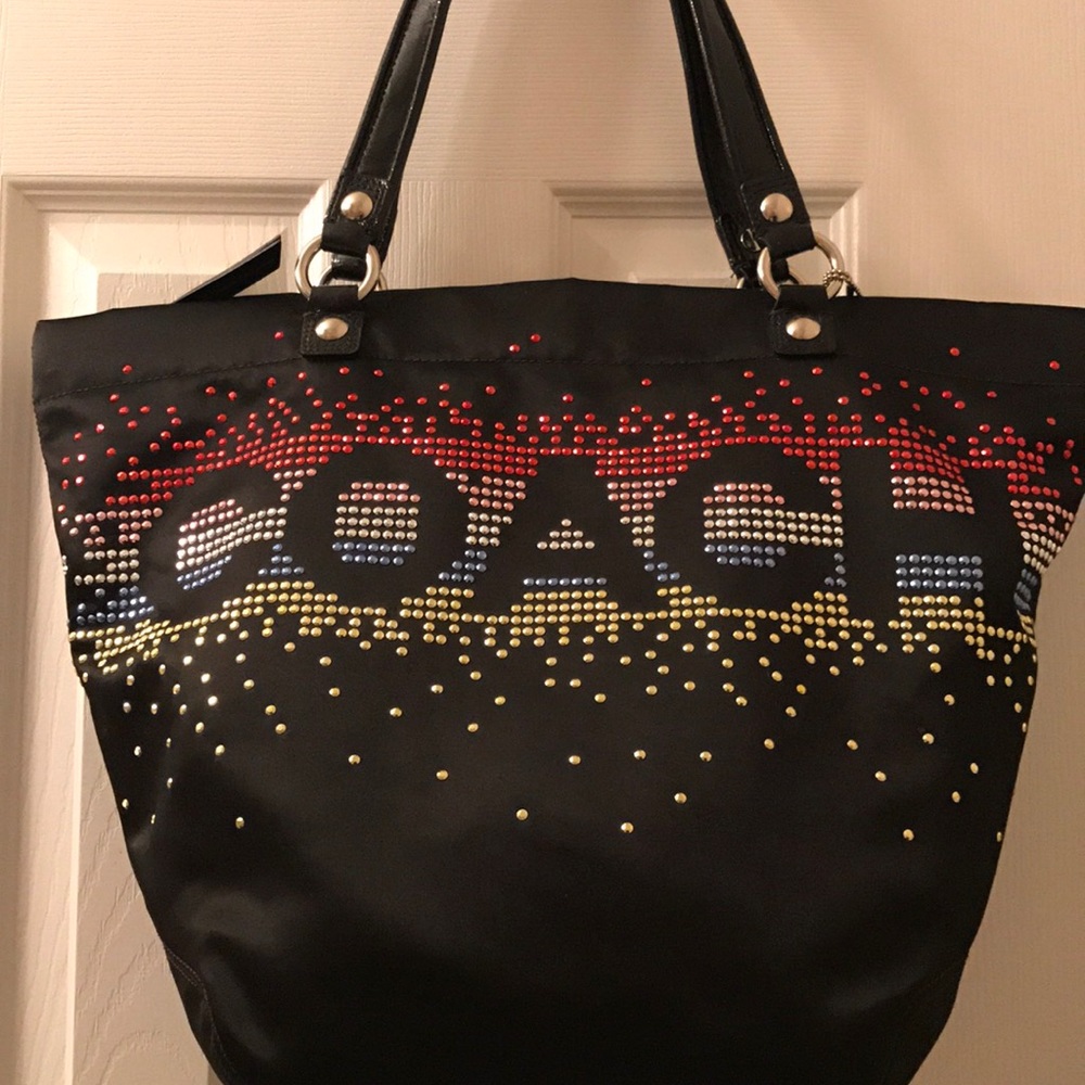 Black coach purse